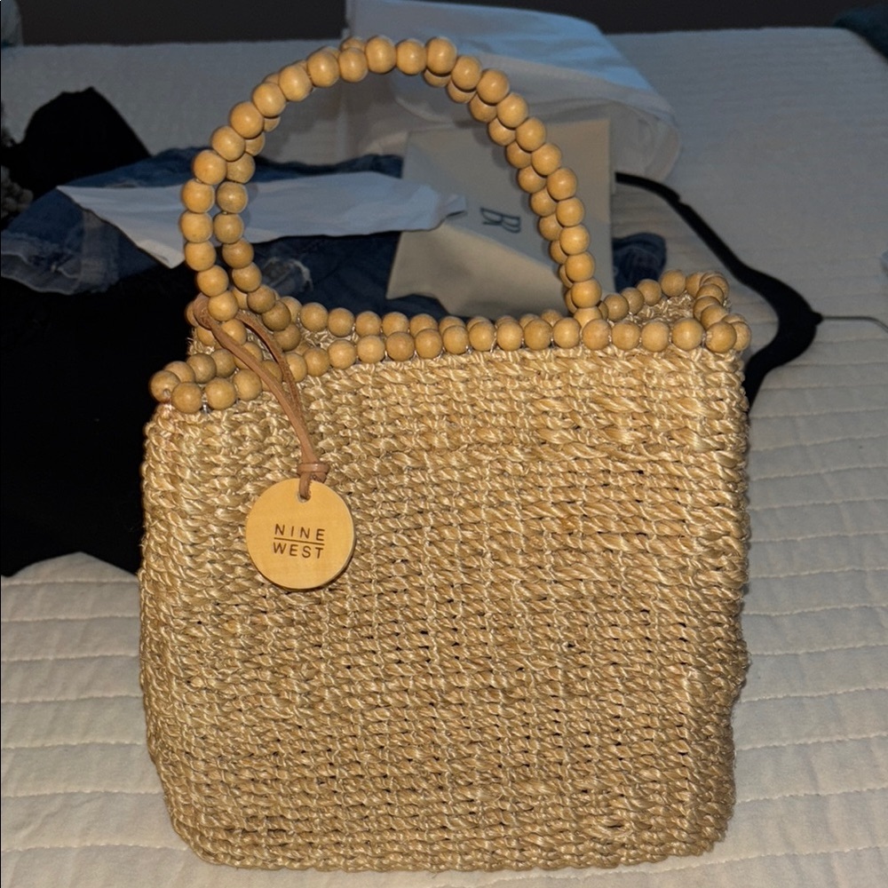 Nine West Tan Woven Women's Bag